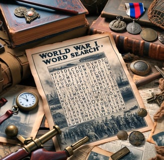 World War I Word Search