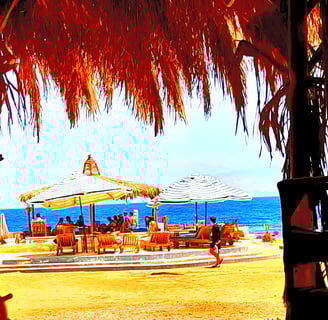 egypt beach swimming pool