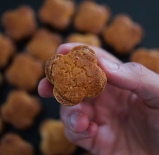 Bouchée de gâteau basque