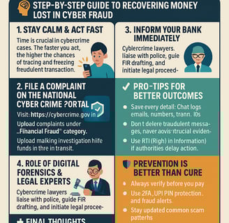 How to Recover Money in Cyber Frauds & How Cyber Privilege Team helps Victims