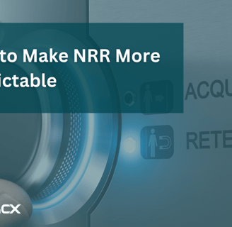 A knob turning to acquisition with the caption of how to make nrr more predictable.