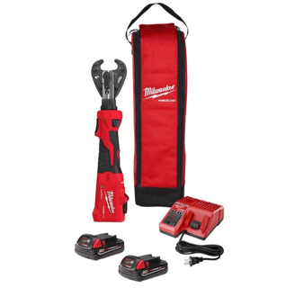 Milwaukee 2978-22 M18 FORCE LOGIC 6T Linear Utility Crimper Kit with Snub Nose Jaw 2.0Ah Kit