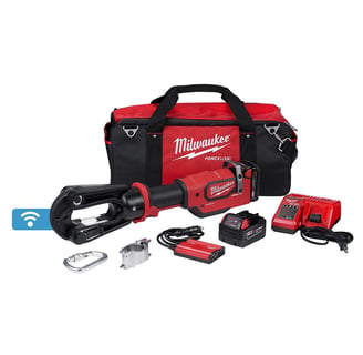 Milwaukee 2879-22 M18 FORCE LOGIC 15-Ton Crimper 2.0Ah + 5.0 Ah Kit