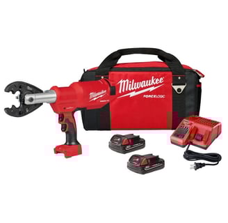 Milwaukee 2977-22BG M18 Force Logic 6T Pistol Utility Crimper w/ BG-D3 Jaw 2.0Ah Kit