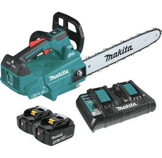 Makita 18V X2 (36V) LXT Lithium-Ion Brushless Cordless 16 in. Top Handle Chain Saw Kit (5 Ah)