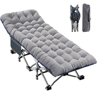 Aboron Folding Camping Cot with mattress
