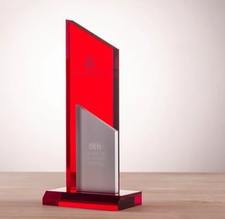 Trophée en plexiglas