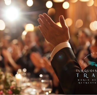 Joyous image for the article about destination gala events for billion-dollar fundraising campaigns