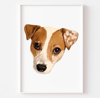 custom dog portrait by NAMOOSHKA