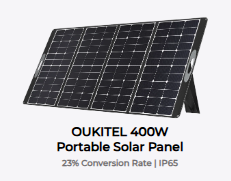 Oukitel 400W Portable Solar Panel