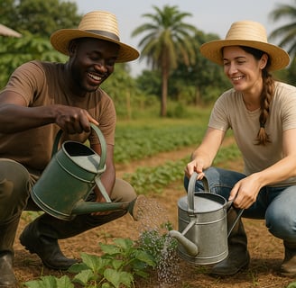 Partir en volontariat international à la Ferme Aménopé Togo Permaculture