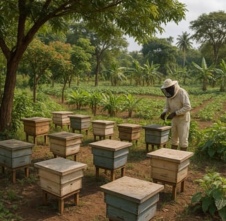 ferme amenope permaculture togo apiculture