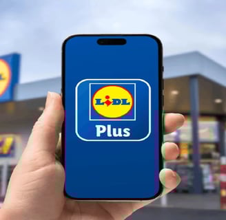 Lidl GB trials Lidl Plus self-scanning feature as part of in-store digital upgrade. Image © Lidl GB