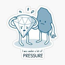 diamond meme to show that diamond is formed under huge pressure