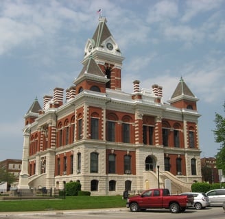 Gibson County Courthouse in Princeton Indiana