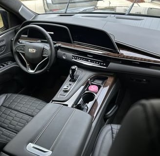 Interior Detailing Image “Deep interior car detailing with steam cleaning and vacuuming of seats"