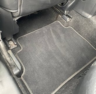 Interior Detailing Image “Deep interior car detailing with steam cleaning and vacuuming of seats"