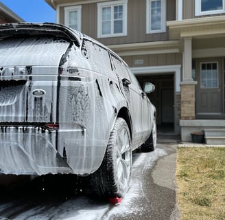 Exterior Detailing Image “Professional mobile car detailing service washing and waxing"