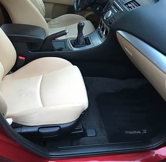 Interior Detailing Image “Deep interior car detailing with steam cleaning and vacuuming of seats"