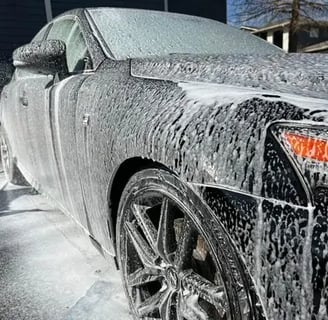 Exterior Detailing Image “Professional mobile car detailing service washing and waxing"