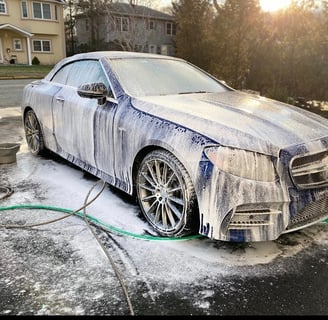 Exterior Detailing Image “Professional mobile car detailing service washing and waxing"