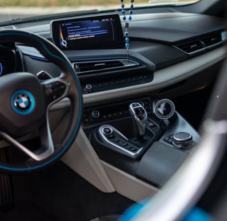 Interior Detailing Image “Deep interior car detailing with steam cleaning and vacuuming of seats"