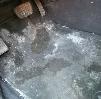 Mobile Car detailing Salt Stain Interior Deep Clean