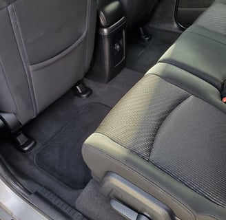 Interior Detailing Image “Deep interior car detailing with steam cleaning and vacuuming of seats"