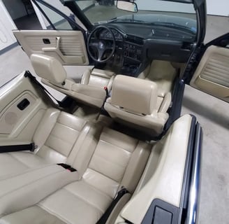 Interior Detailing Image “Deep interior car detailing with steam cleaning and vacuuming of seats"