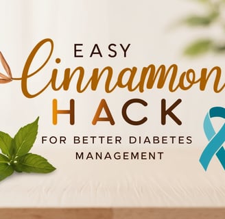 a blue ribbon with the words easy cinnamon hack