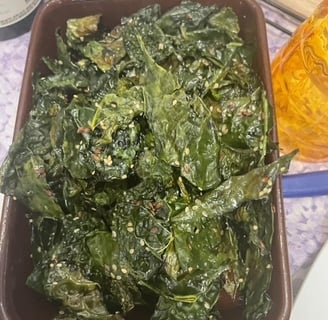 chips di cavolo nero al forno