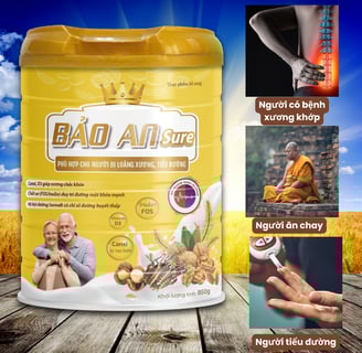 sữa hạt xương khớp thuần chay bảo an sure