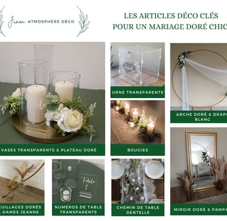 Les articles indispensables sur le thème doré chic