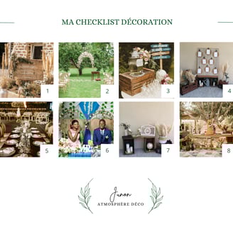 ma checklist décoration