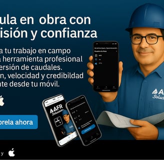 publicidad minicalculadora de caudal