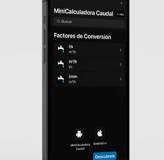 mockup minicalculadora de caudal 1