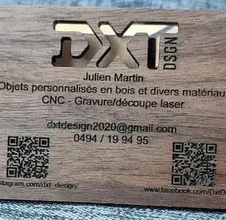 Dxt Design carte de visite