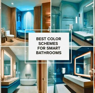 Best Color Schemes for Smart Bathrooms