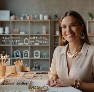 Ilustração Vivendo de Acessórios – curso empreendedorismo acessórios