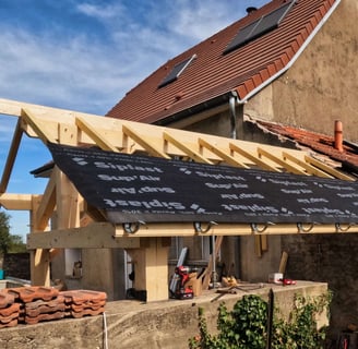 Ecran de sous toiture sur toiture
