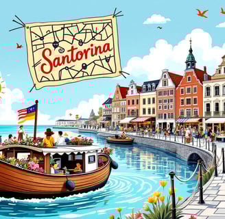 A collage of affordable European destinations popular among budget travelers.