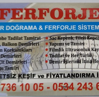 FERFORJE İŞLERİMİZ