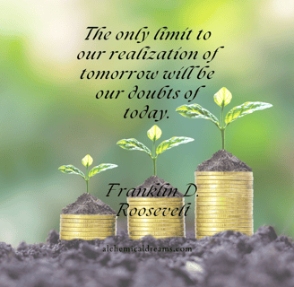 a stack of coins with a quote about the importance of investing