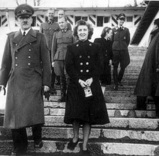 Adolf Hitler and Eva Brown ,berghof