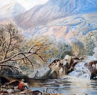 Adolf Hitler painting