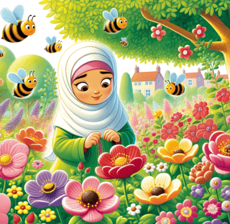 amina - five treasures - garden