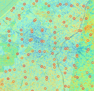 Khan Yunis changes building heights using InSAR