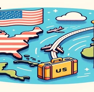 a map of the united states of america and europe