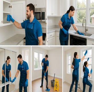 NexaPro cleaners preparing property for new tenants with top-to-bottom service