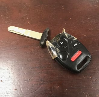 Broken Honda Accord key Olney locksmith